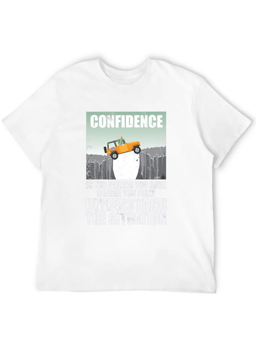 Confidence Is A Feeling Motivational Breathable Graphic T-Shirt – Perfect For Casual Days
