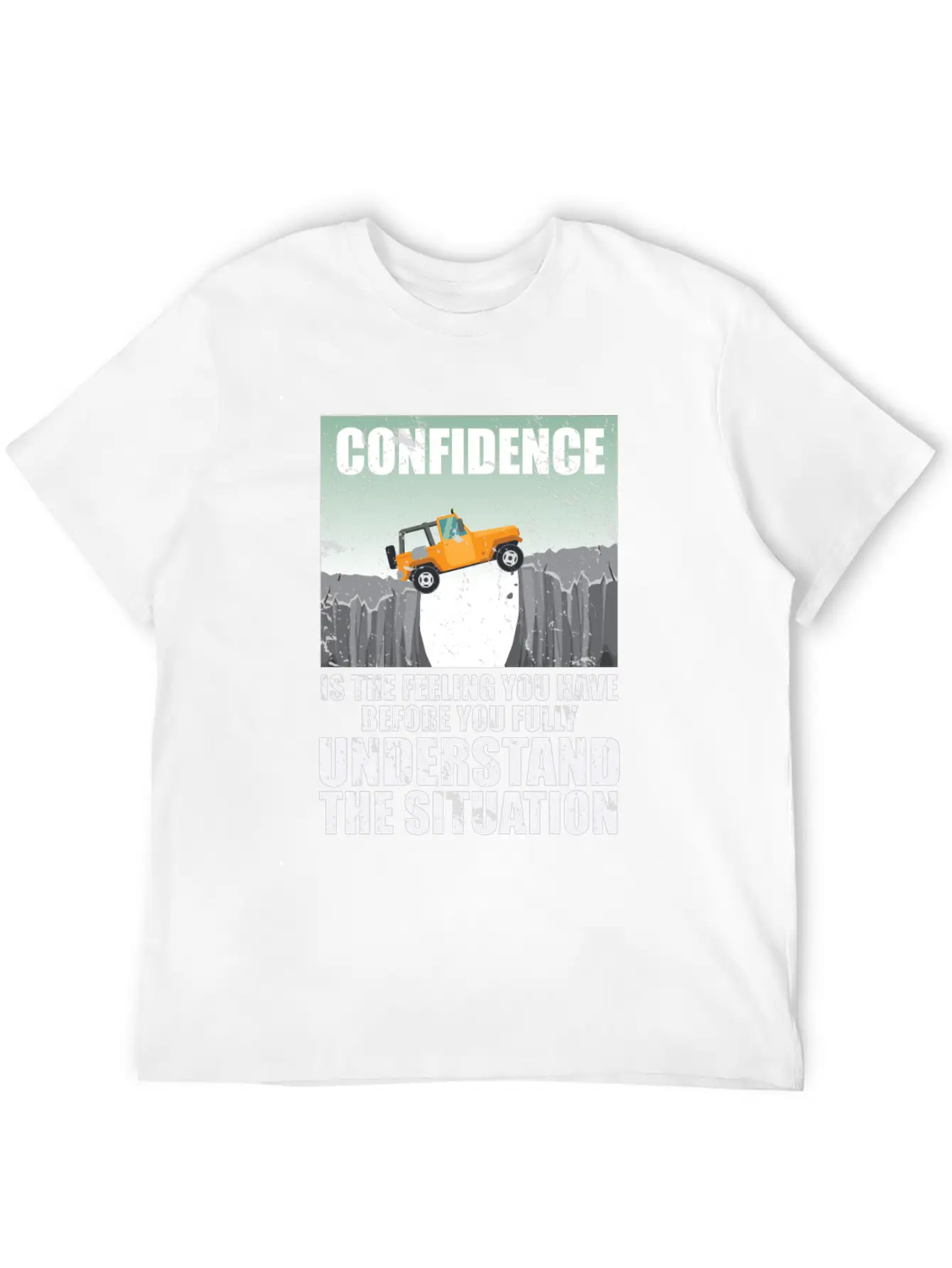 Confidence Is A Feeling Motivational Breathable Graphic T-Shirt – Perfect For Casual Days