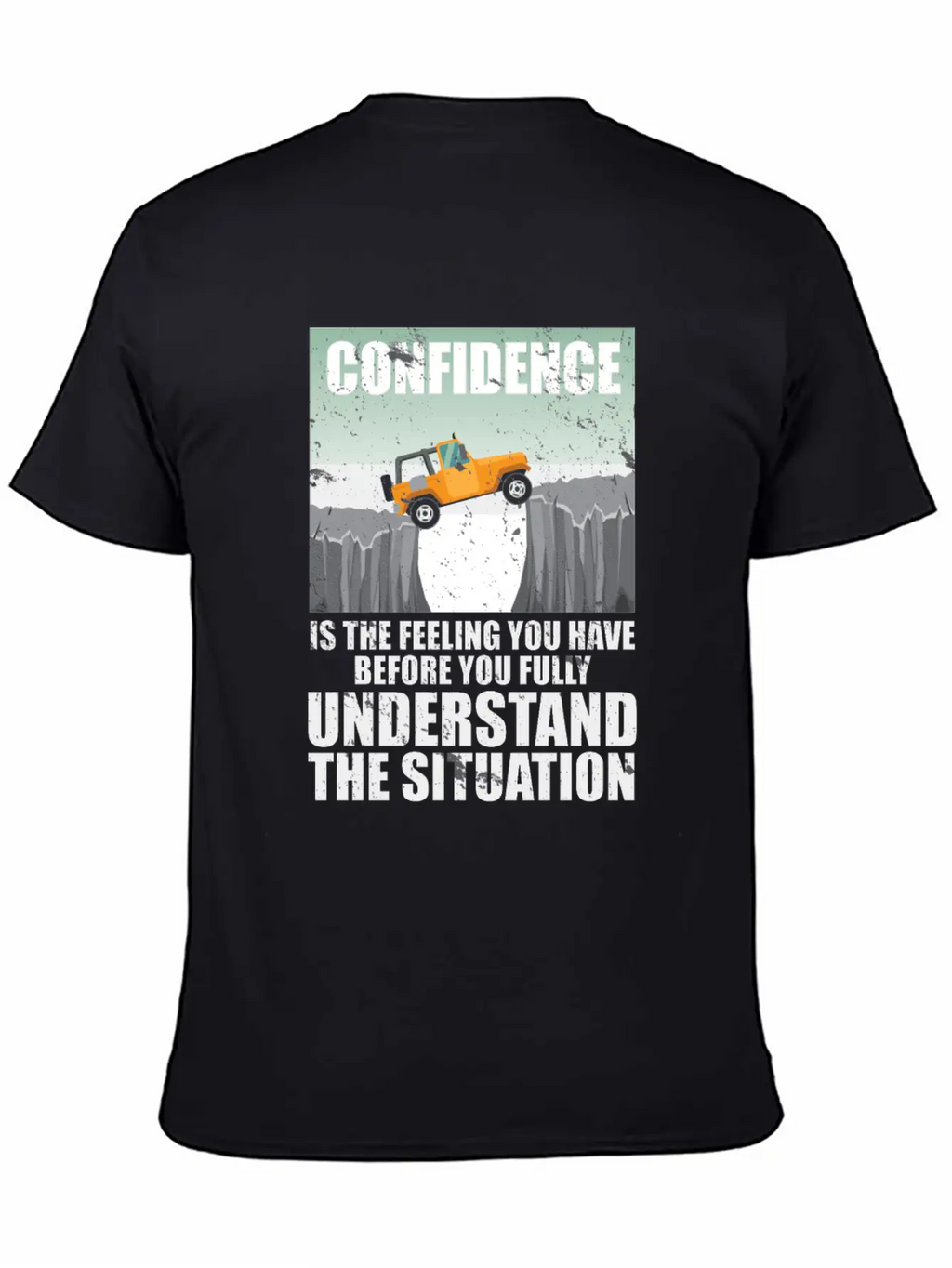 Confidence Is A Feeling Motivational Breathable Graphic T-Shirt – Perfect For Casual Days