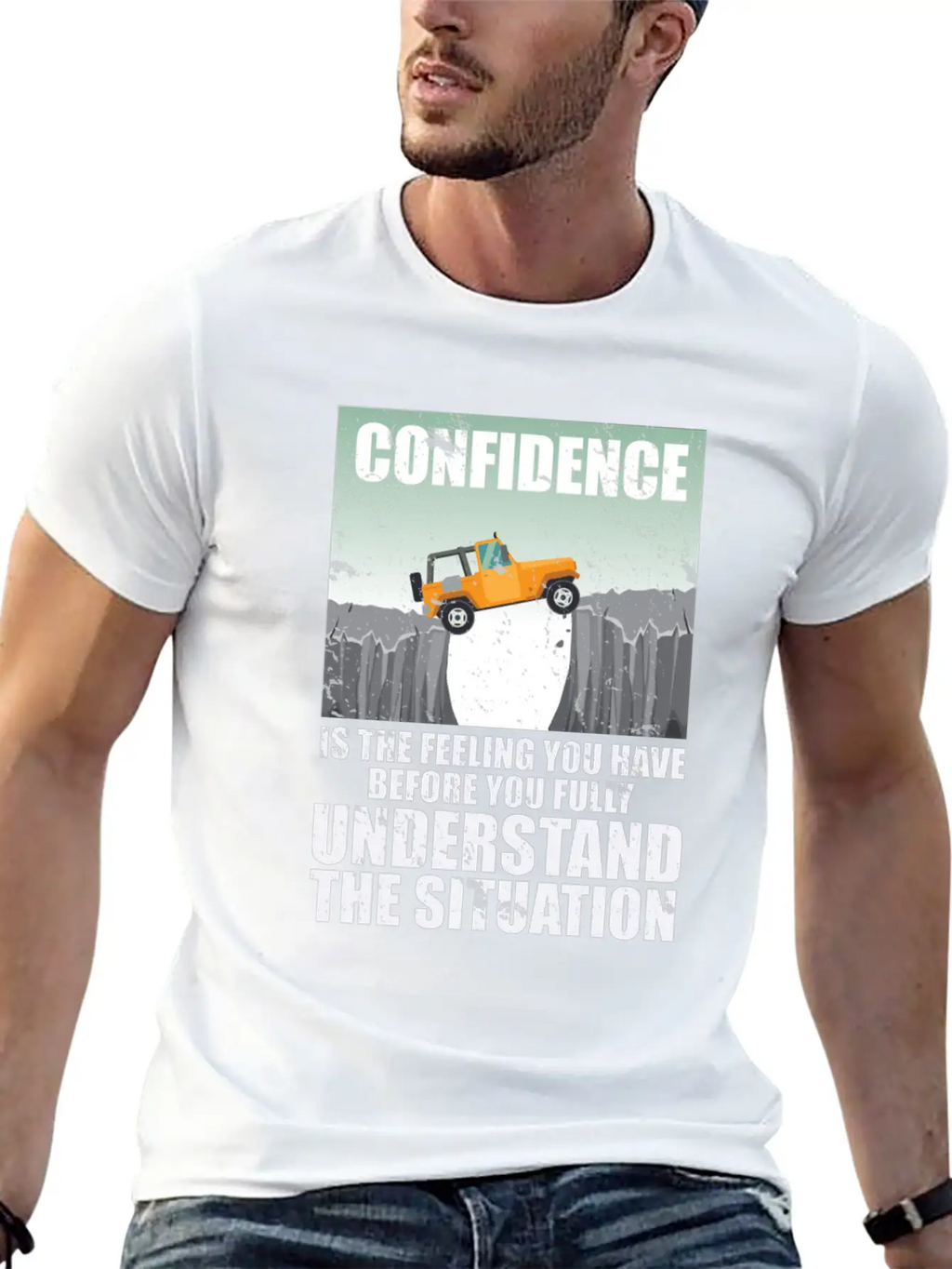 Confidence Is A Feeling Motivational Breathable Graphic T-Shirt – Perfect For Casual Days