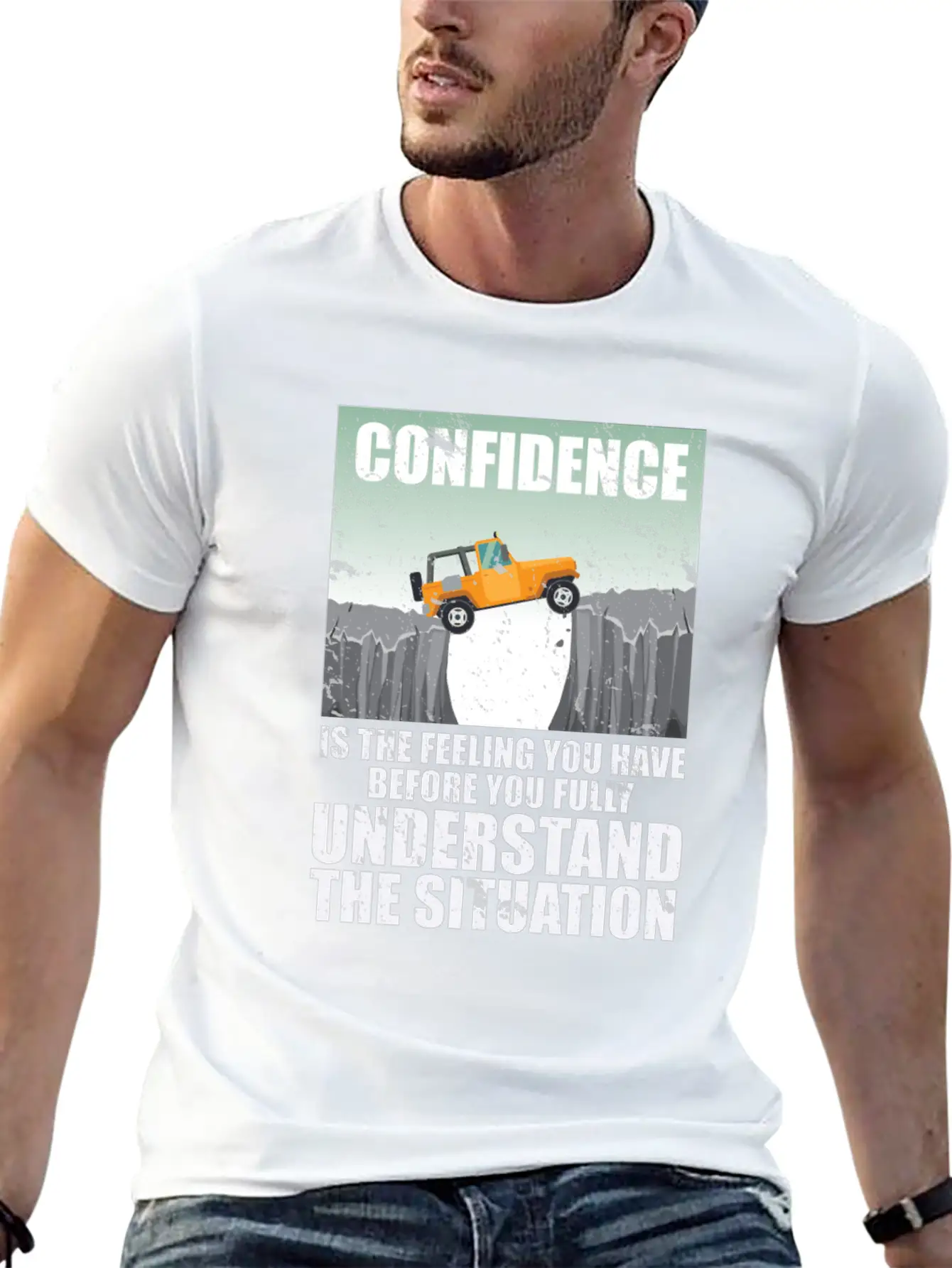 Confidence Is A Feeling Motivational Breathable Graphic T-Shirt – Perfect For Casual Days