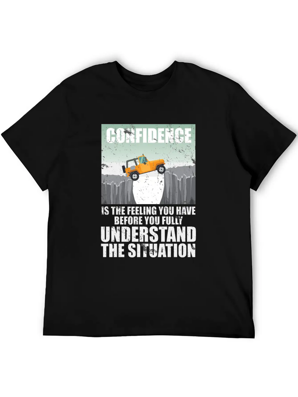 Confidence Is A Feeling Motivational Breathable Graphic T-Shirt – Perfect For Casual Days