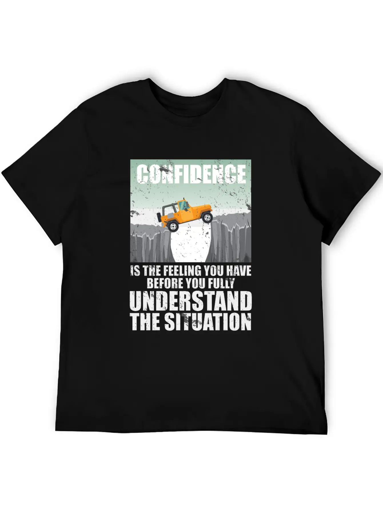 Confidence Is A Feeling Motivational Breathable Graphic T-Shirt – Perfect For Casual Days