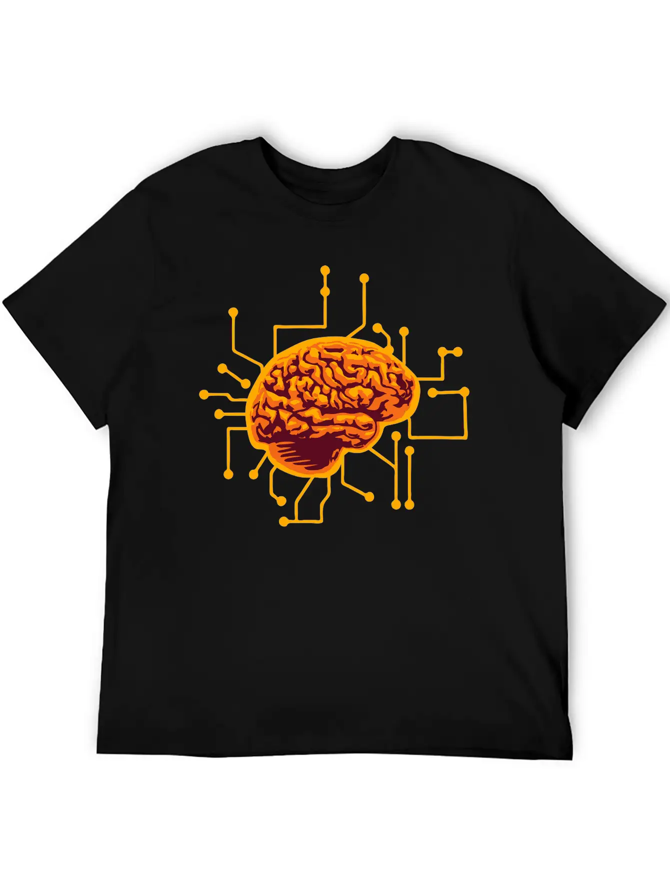 Connecting Thinking Brain Power Plug Electronicall Timeless Short Sleeve Tee – Comfy And Minimalist Design