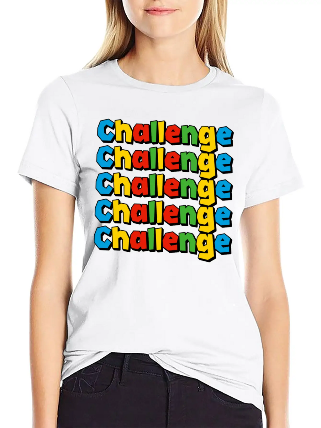Conquer The Challenge – Motivational Design Timeless Short Sleeve Tee – Comfy And Minimalist Design