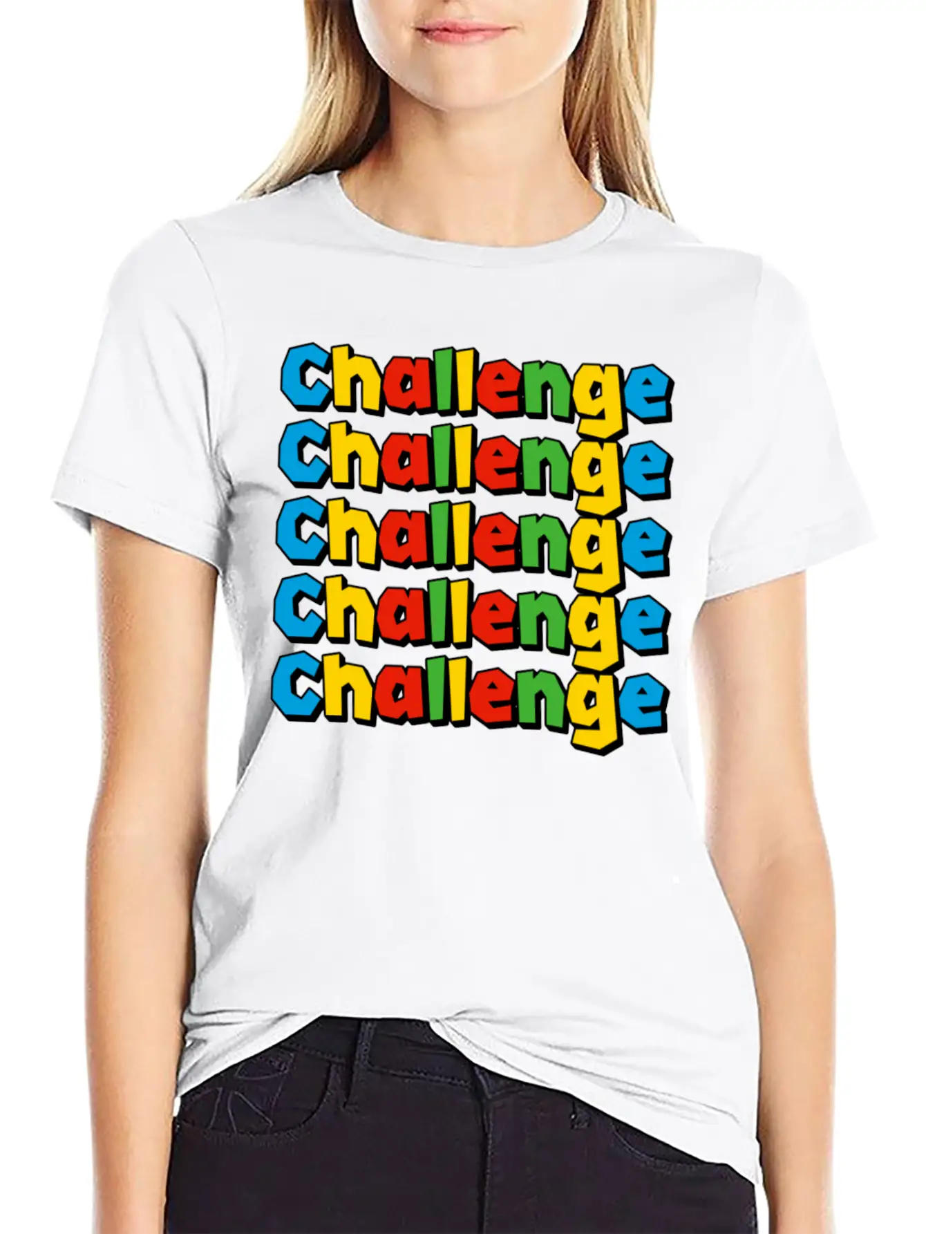 Conquer The Challenge – Motivational Design Timeless Short Sleeve Tee – Comfy And Minimalist Design