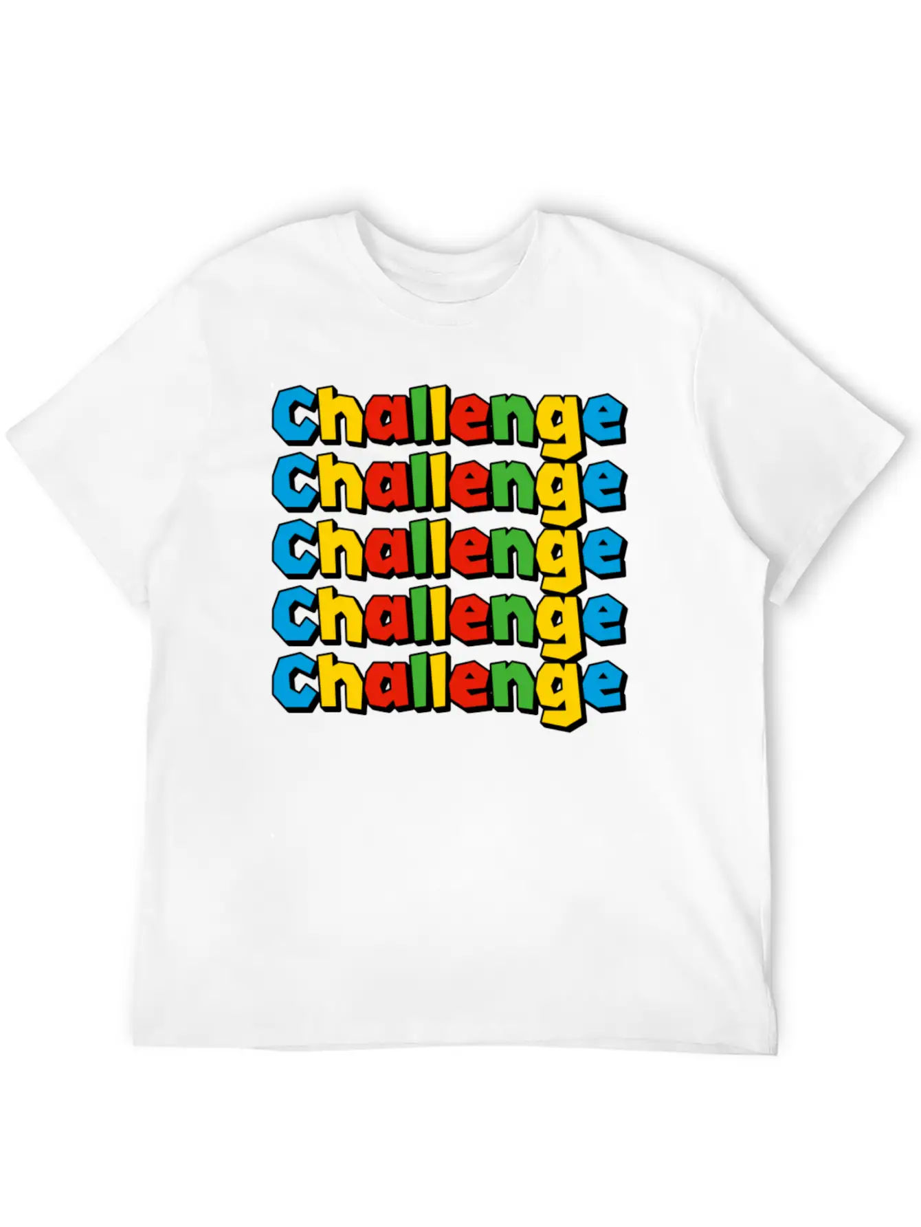 Conquer The Challenge – Motivational Design Timeless Short Sleeve Tee – Comfy And Minimalist Design