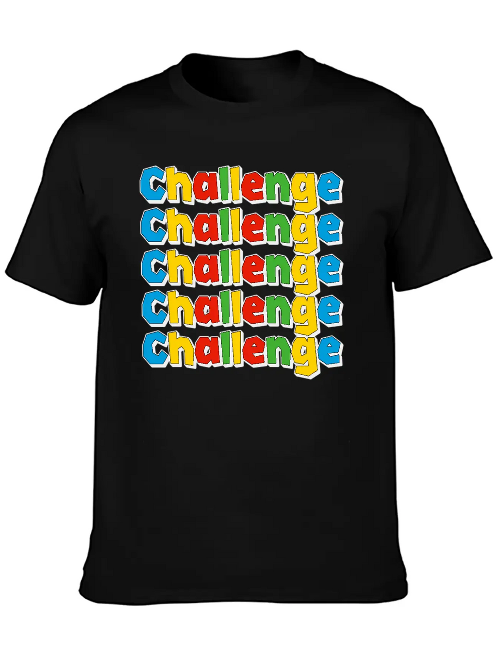 Conquer The Challenge – Motivational Design Timeless Short Sleeve Tee – Comfy And Minimalist Design