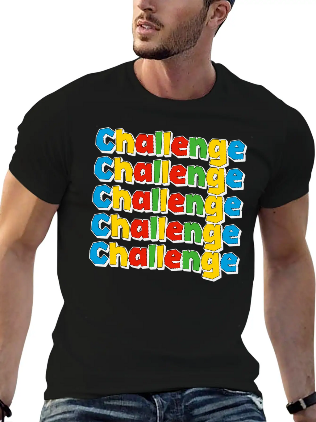 Conquer The Challenge – Motivational Design Timeless Short Sleeve Tee – Comfy And Minimalist Design