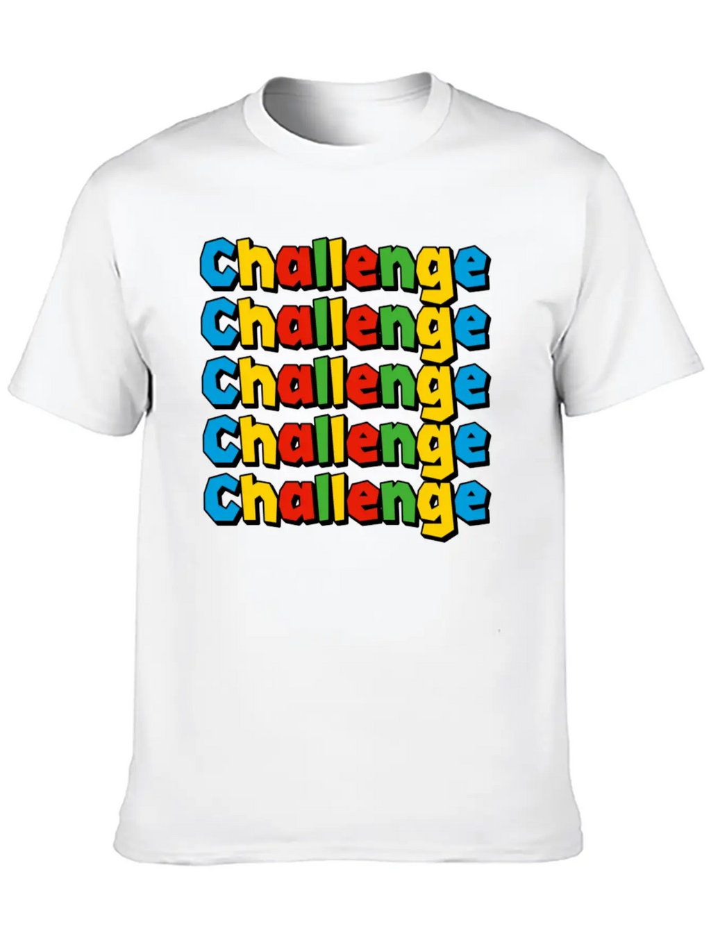 Conquer The Challenge – Motivational Design Timeless Short Sleeve Tee – Comfy And Minimalist Design