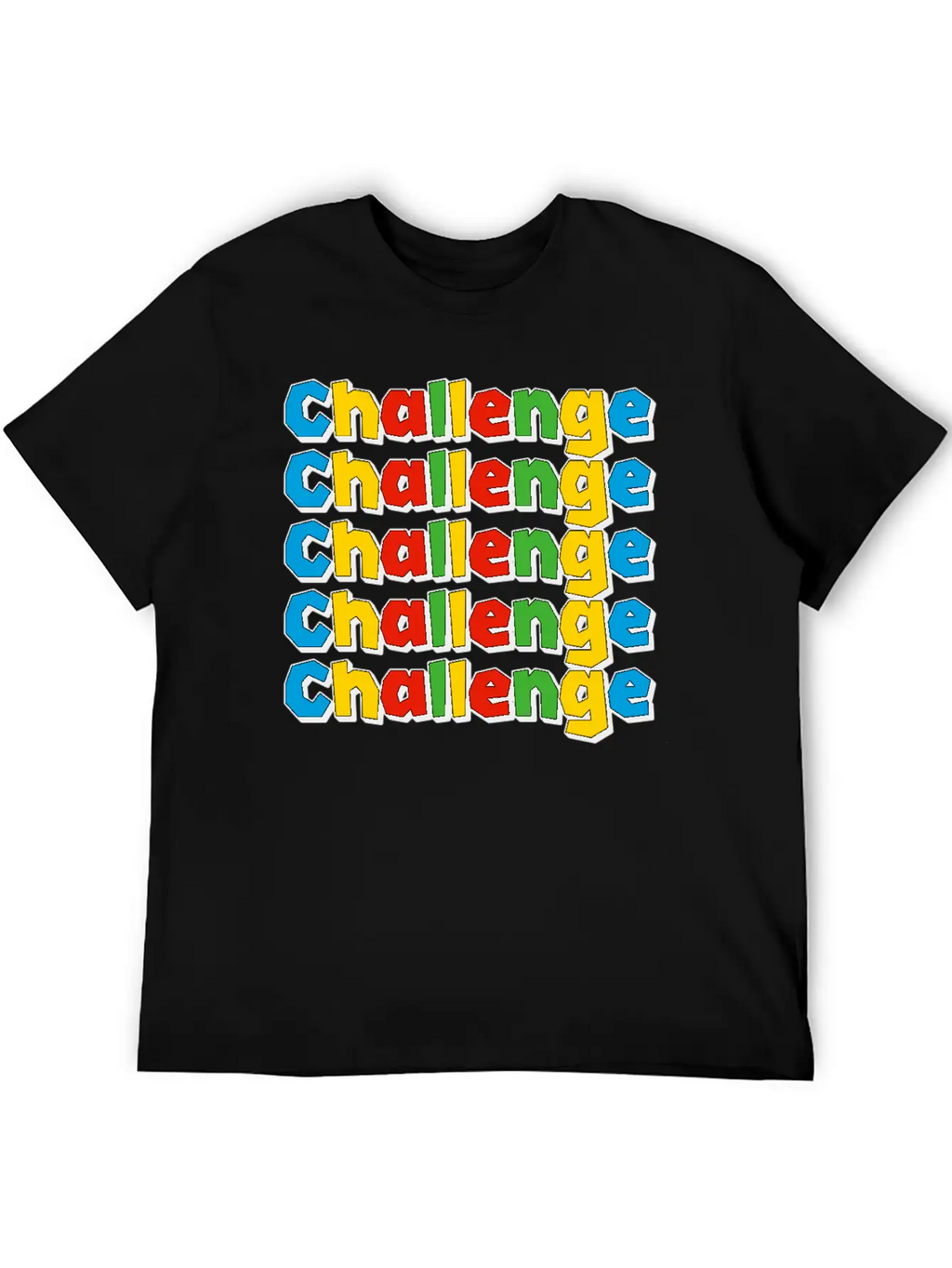 Conquer The Challenge – Motivational Design Timeless Short Sleeve Tee – Comfy And Minimalist Design