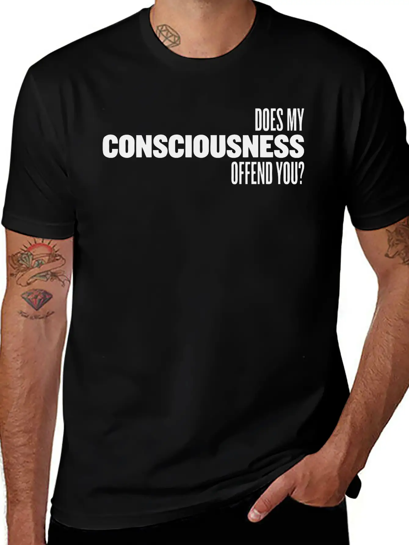 Consciousness Essential Cotton Tee For Daily Outfits – Unisex Style