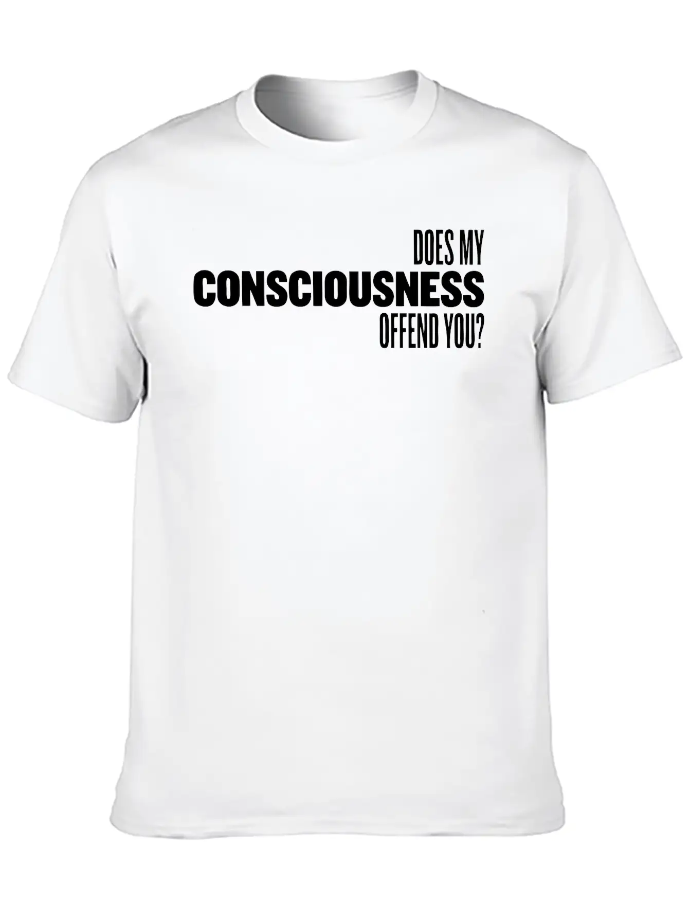 Consciousness Essential Cotton Tee For Daily Outfits – Unisex Style