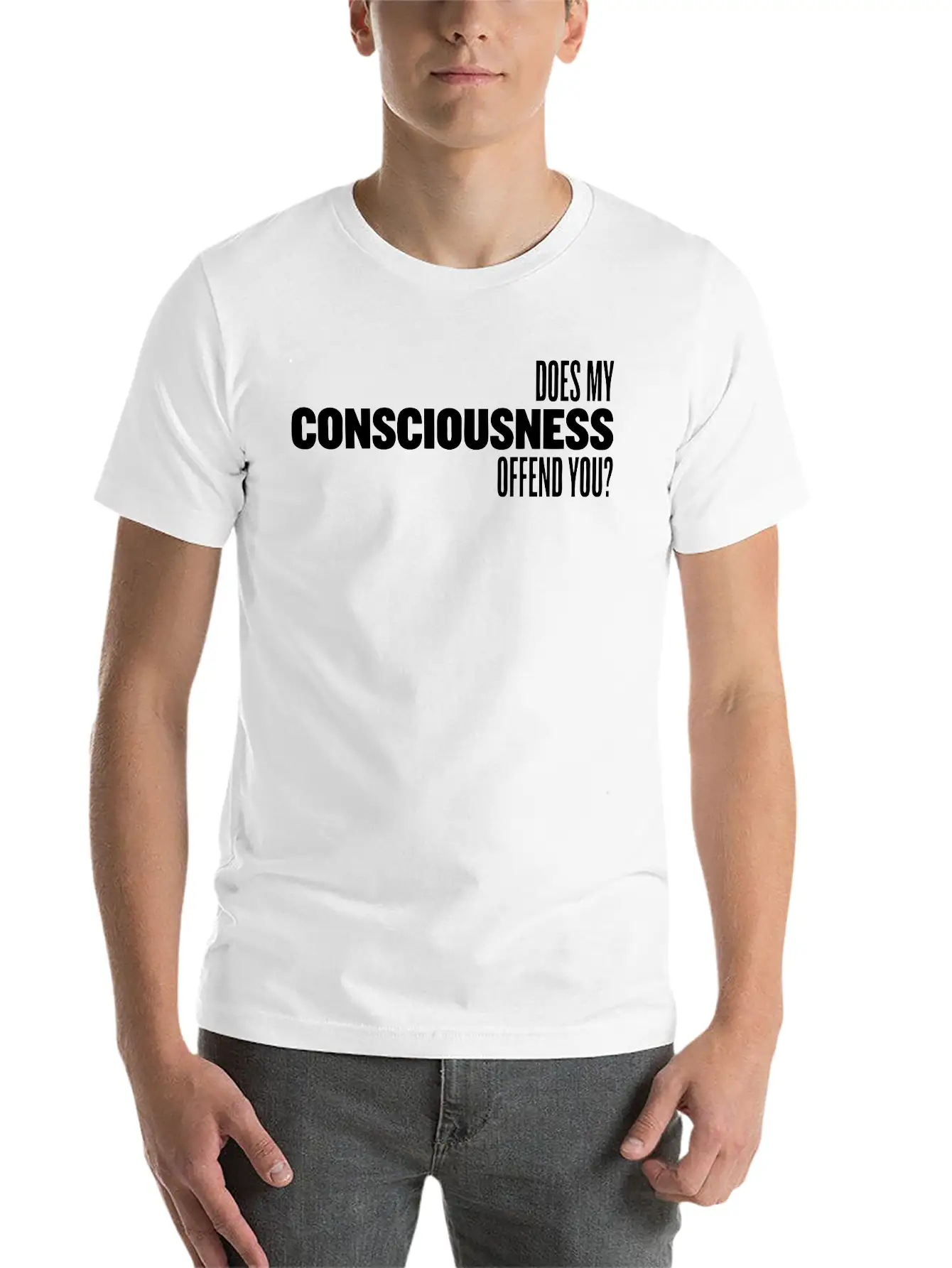 Consciousness Essential Cotton Tee For Daily Outfits – Unisex Style