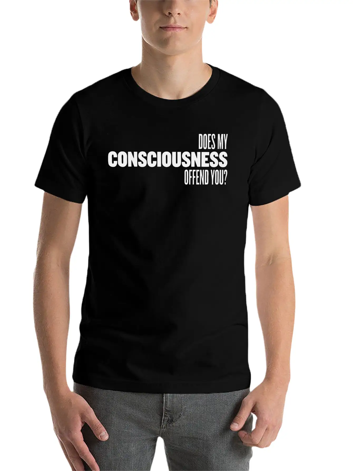 Consciousness Essential Cotton Tee For Daily Outfits – Unisex Style