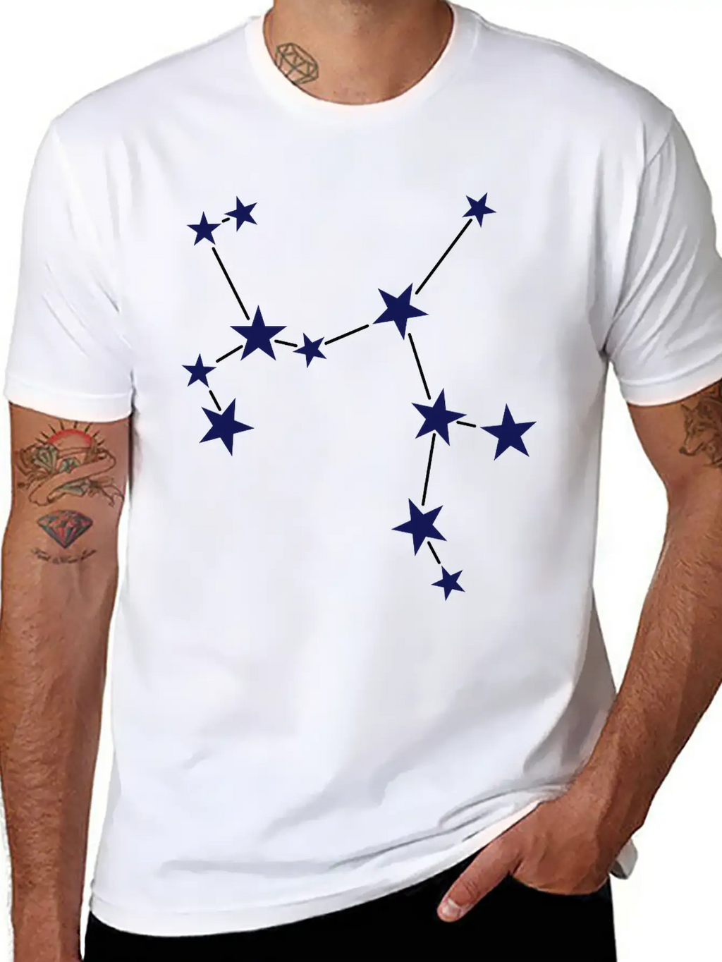 Constellation Sagittarius Relaxed Everyday Tee – Lightweight And Durable Cotton