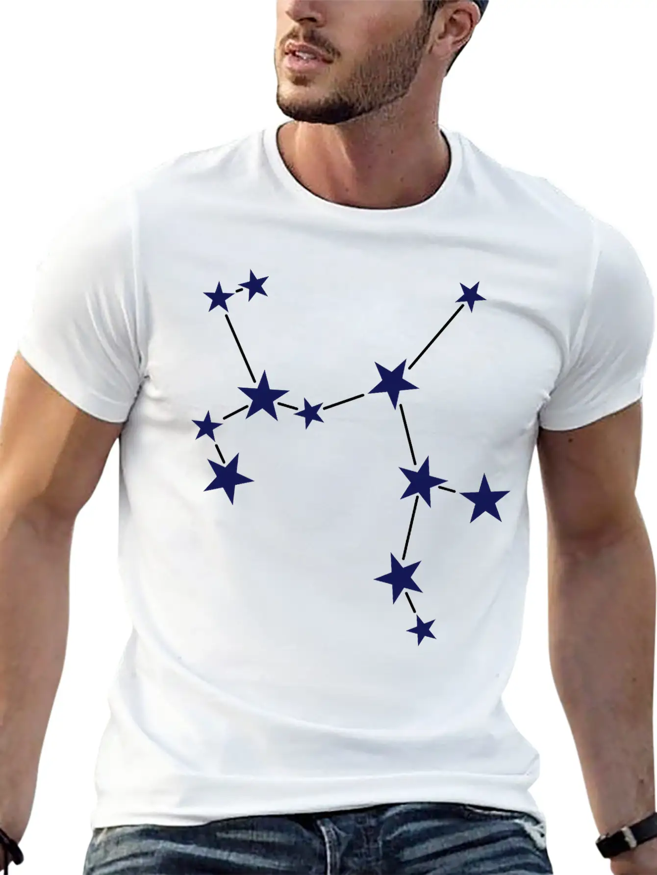 Constellation Sagittarius Relaxed Everyday Tee – Lightweight And Durable Cotton