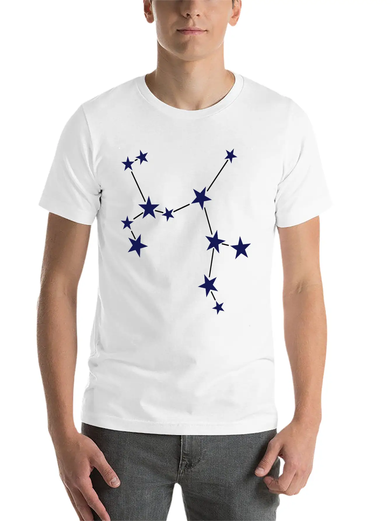 Constellation Sagittarius Relaxed Everyday Tee – Lightweight And Durable Cotton