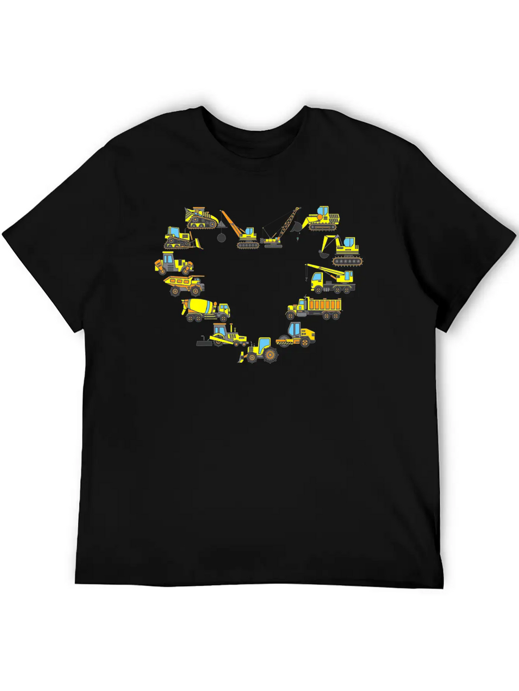 Construction Truck Gift Idea Handy Man C Timeless Short Sleeve Tee – Comfy And Minimalist Design