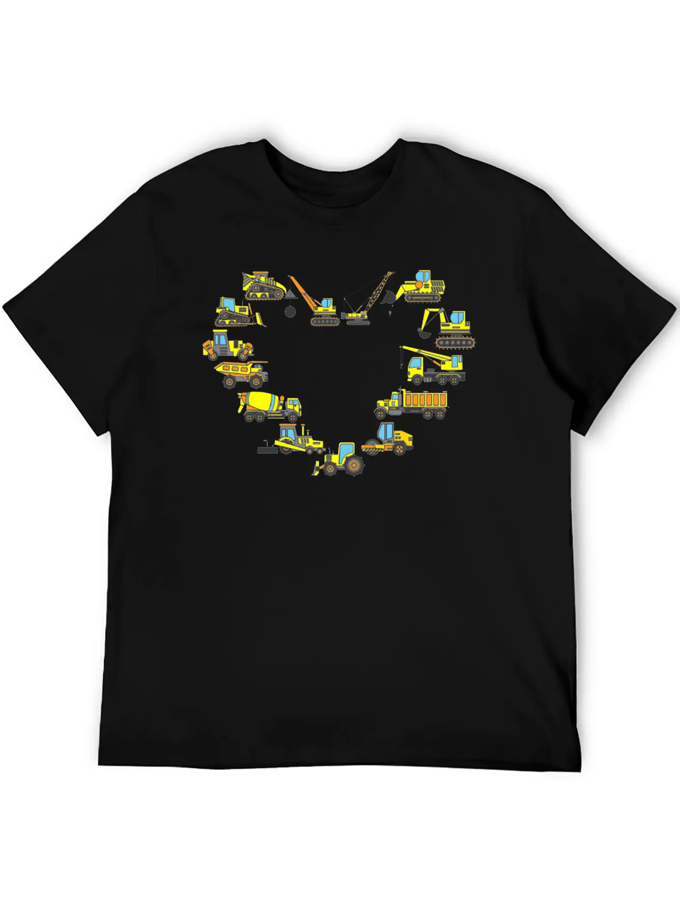 Construction Truck Gift Idea Handy Man C Timeless Short Sleeve Tee – Comfy And Minimalist Design