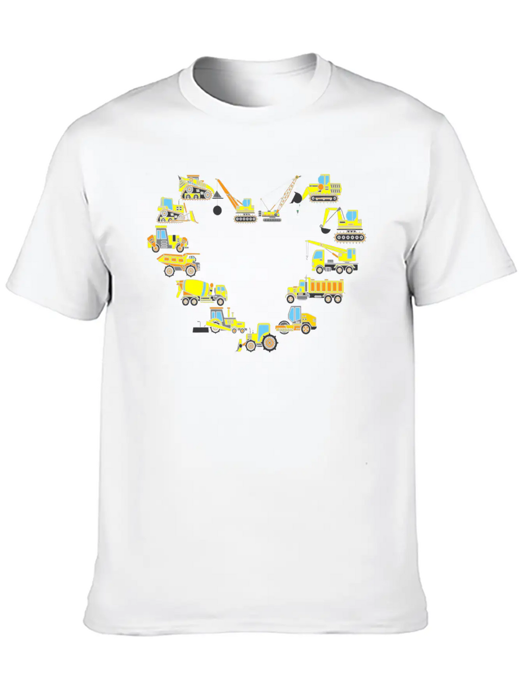 Construction Truck Gift Idea Handy Man C Timeless Short Sleeve Tee – Comfy And Minimalist Design
