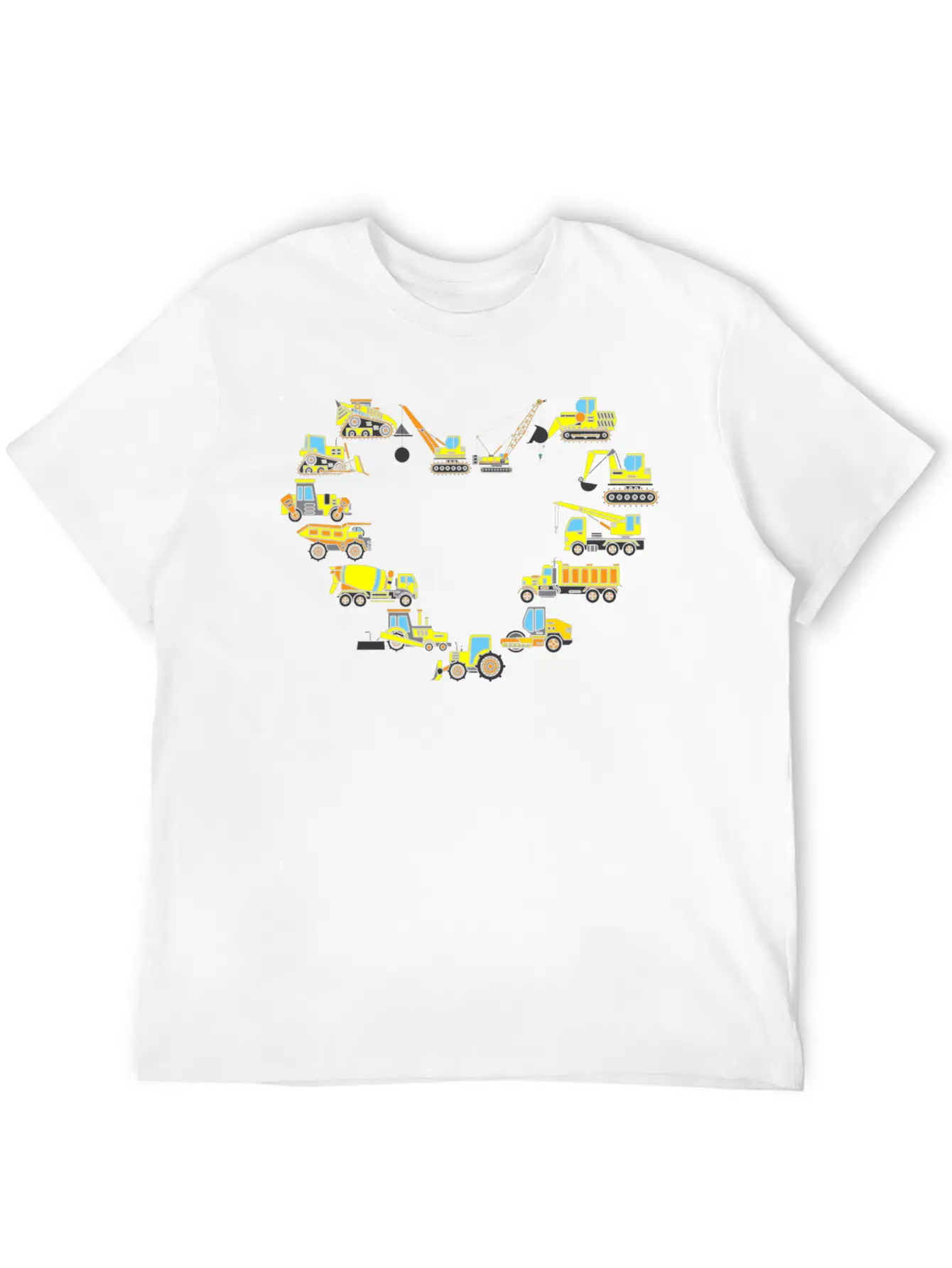 Construction Truck Gift Idea Handy Man C Timeless Short Sleeve Tee – Comfy And Minimalist Design