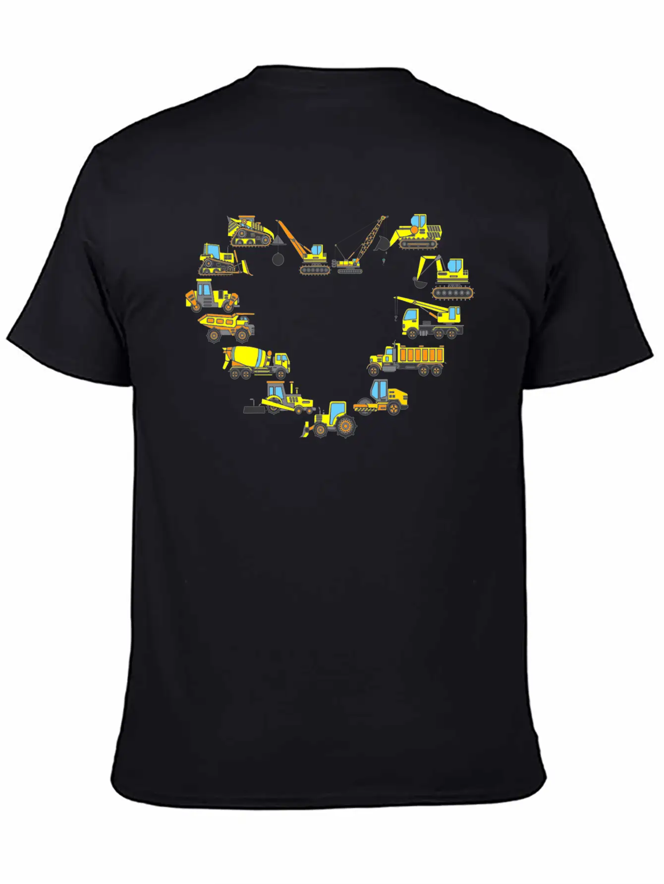 Construction Truck Gift Idea Handy Man C Timeless Short Sleeve Tee – Comfy And Minimalist Design