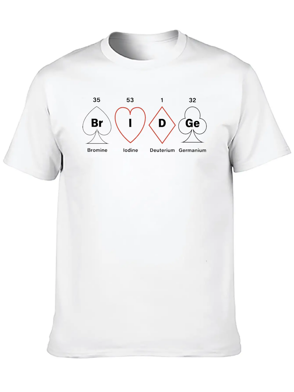 Contract Bridge Bidding Duplicate Card Game Breathable Graphic T-Shirt – Perfect For Casual Days