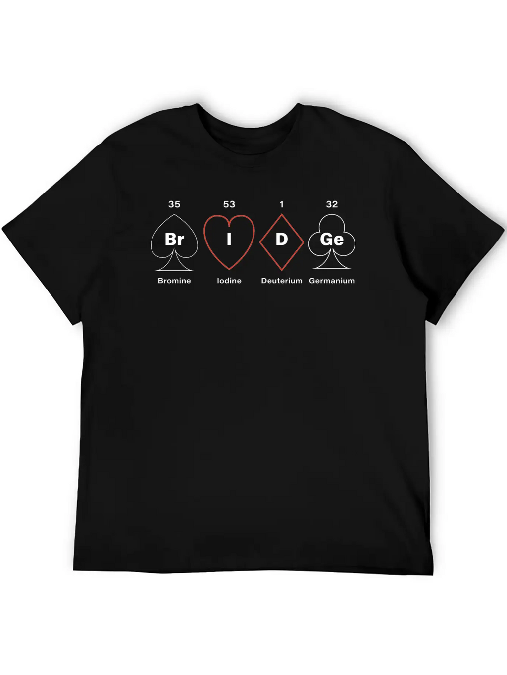 Contract Bridge Bidding Duplicate Card Game Breathable Graphic T-Shirt – Perfect For Casual Days