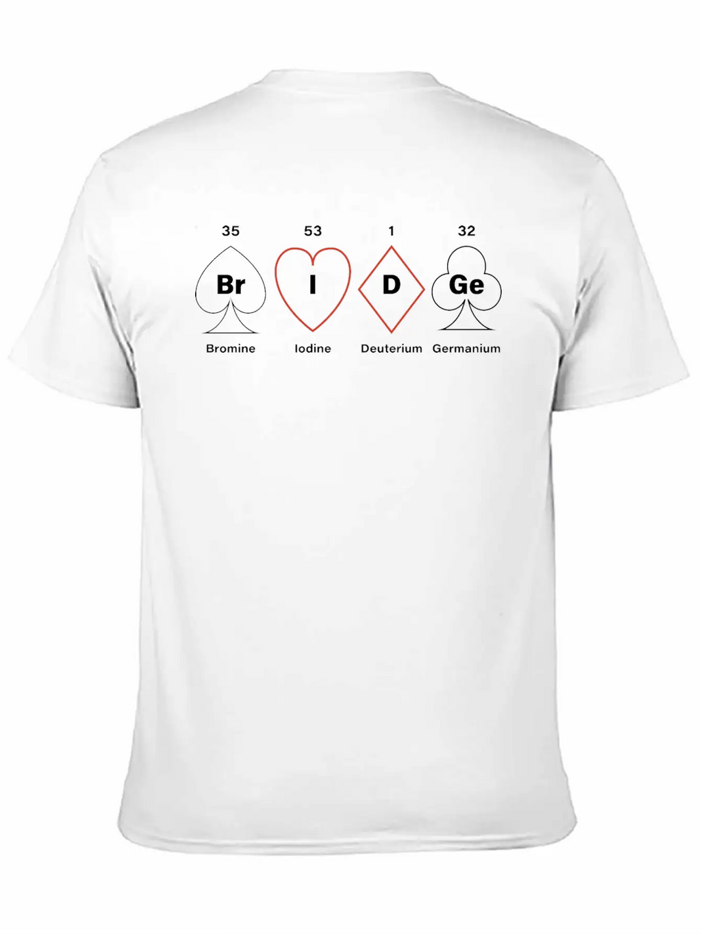 Contract Bridge Bidding Duplicate Card Game Breathable Graphic T-Shirt – Perfect For Casual Days