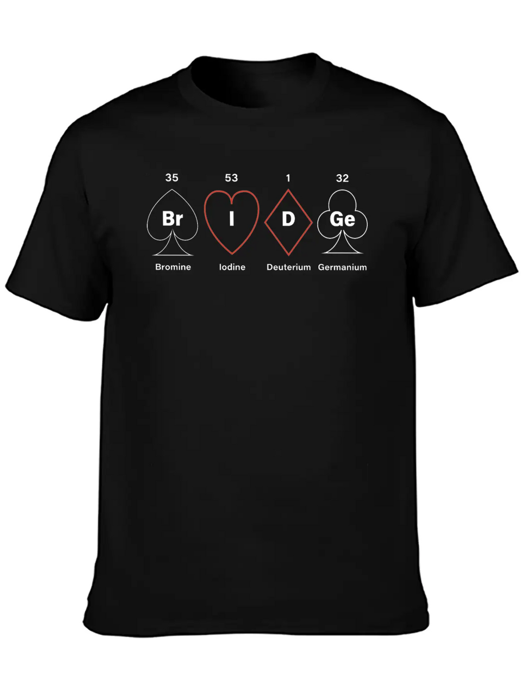 Contract Bridge Bidding Duplicate Card Game Breathable Graphic T-Shirt – Perfect For Casual Days