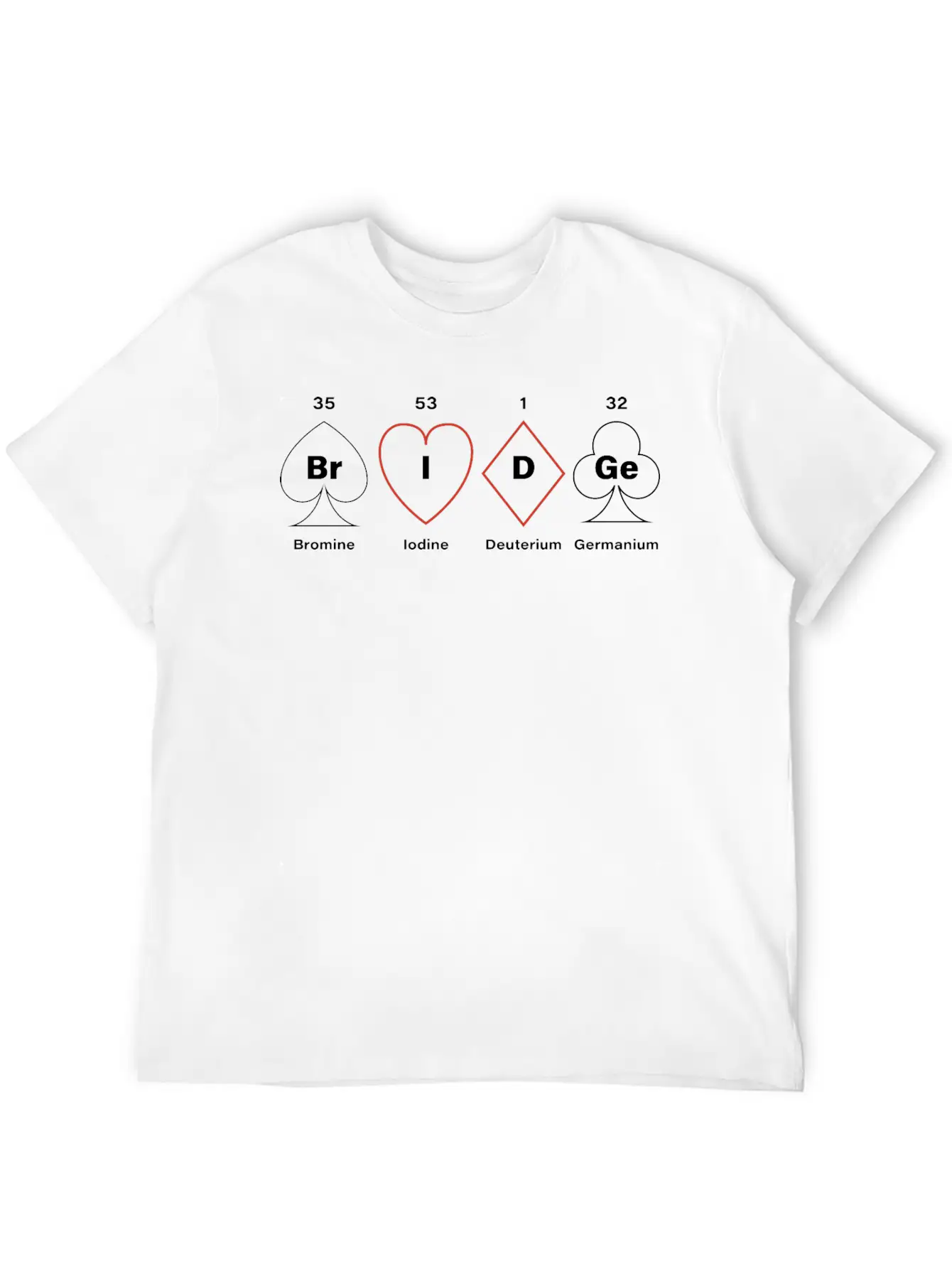 Contract Bridge Bidding Duplicate Card Game Breathable Graphic T-Shirt – Perfect For Casual Days