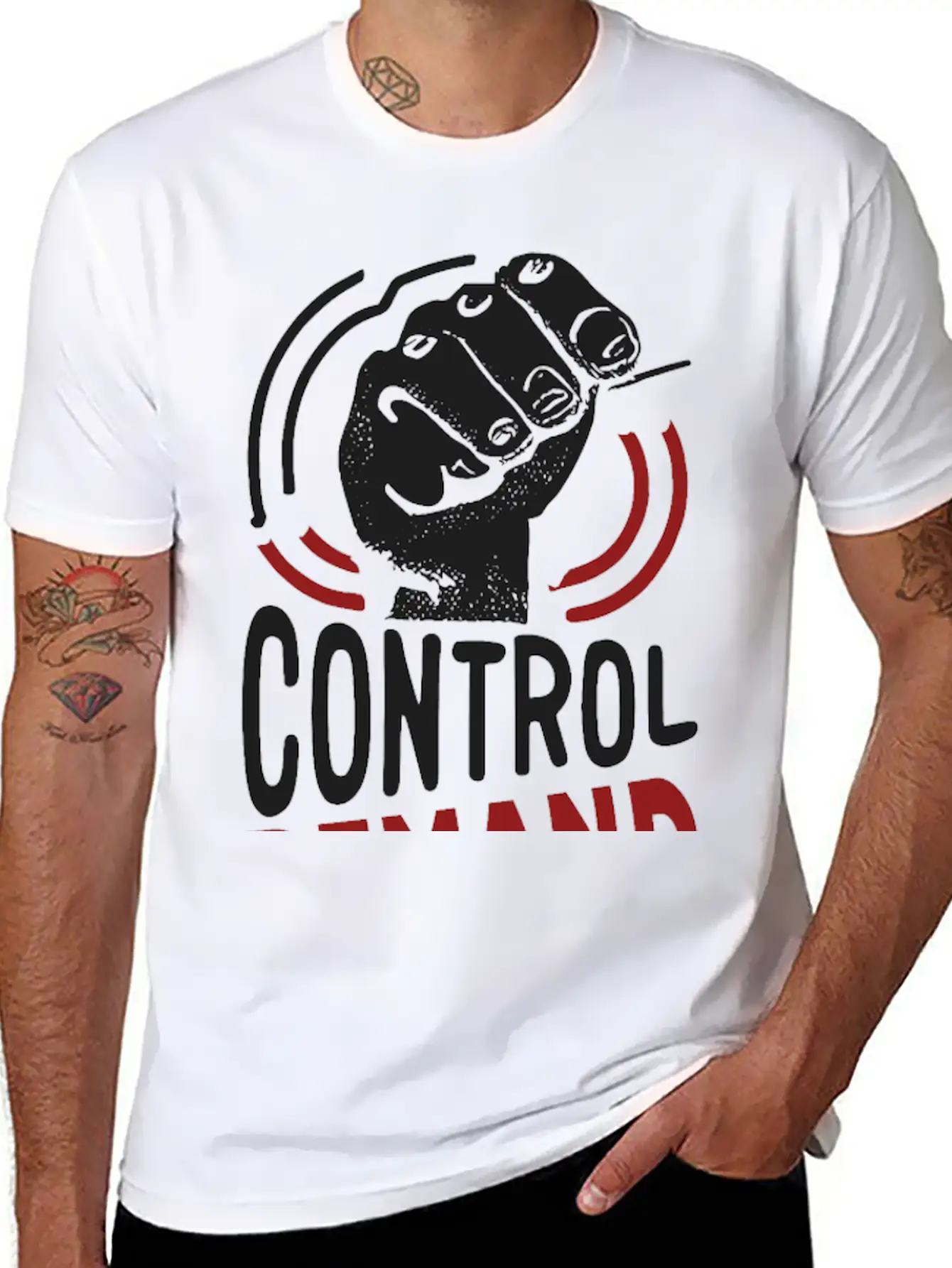 Control Demand Reduce Volatility Classic Cotton Tee – Unisex Comfort For Any Season