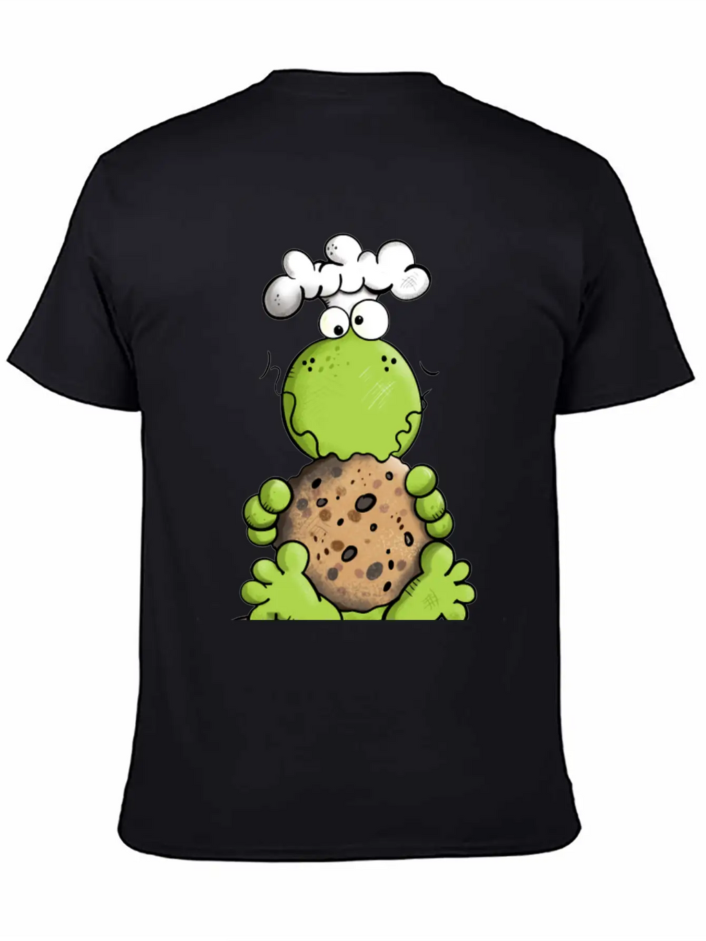 Cookie Frog - Cookies - Baker - Comic - Gift - Fun Relaxed Everyday Tee – Lightweight And Durable Cotton