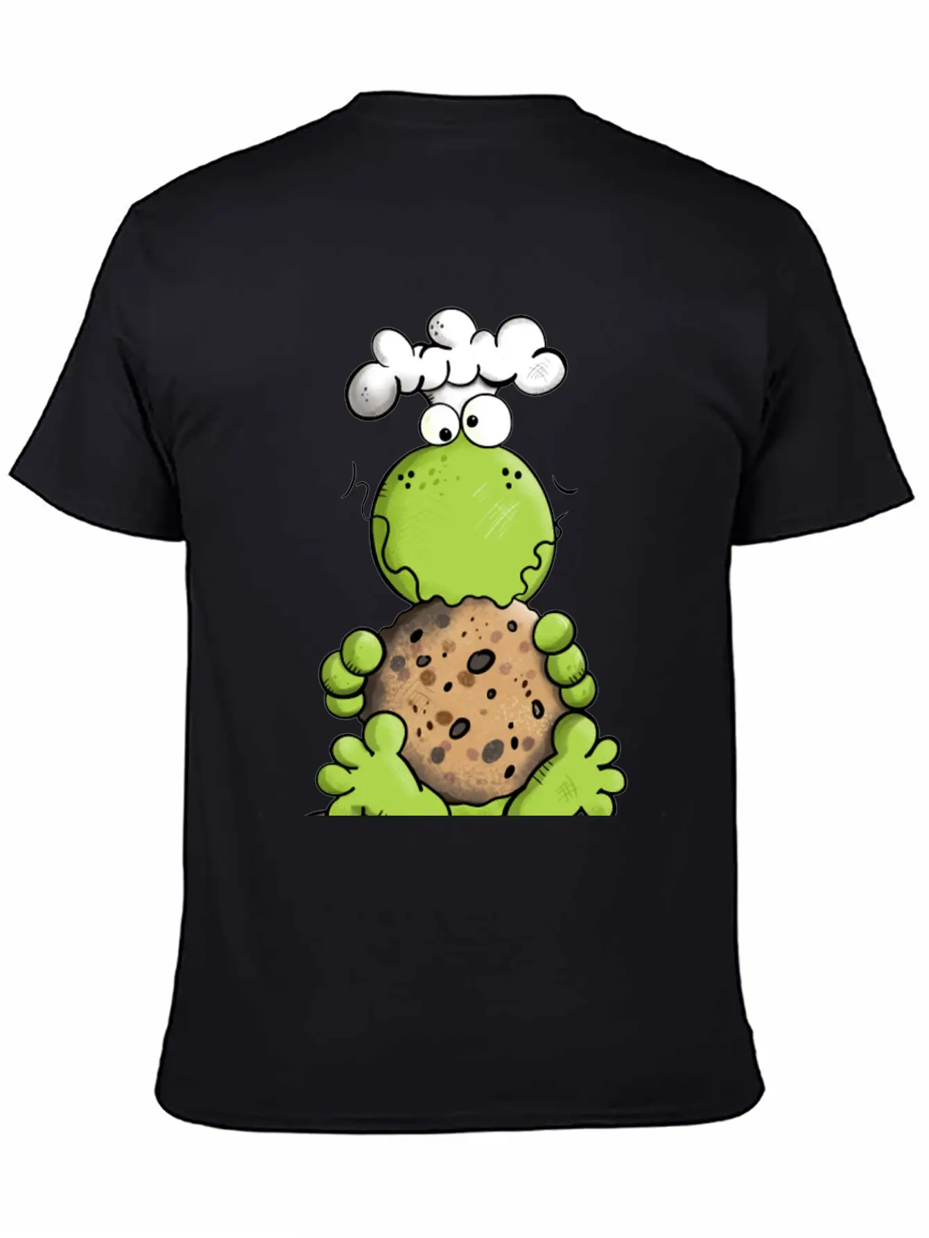 Cookie Frog - Cookies - Baker - Comic - Gift - Fun Relaxed Everyday Tee – Lightweight And Durable Cotton