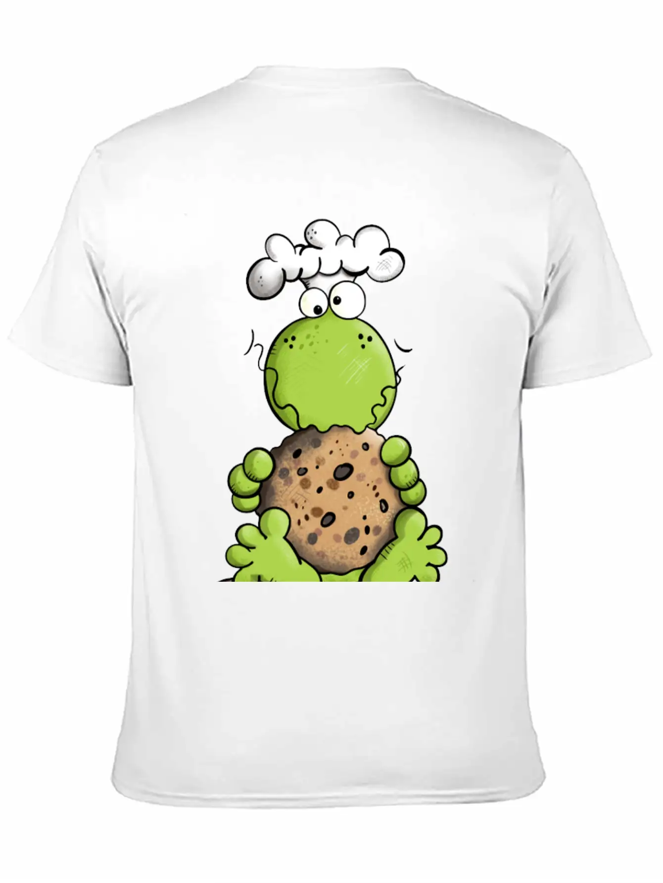 Cookie Frog - Cookies - Baker - Comic - Gift - Fun Relaxed Everyday Tee – Lightweight And Durable Cotton