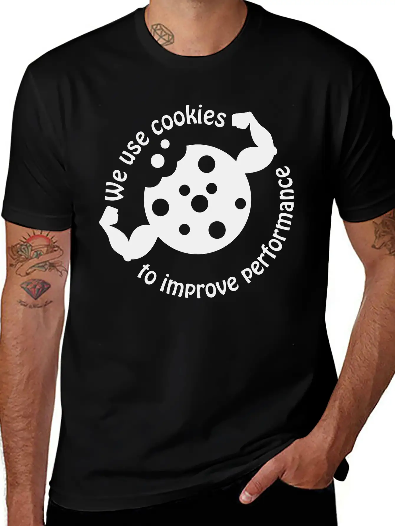Cookies Improve Performance Classic Cotton Tee – Unisex Comfort For Any Season