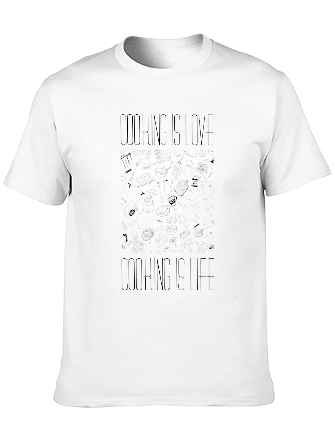 Cooking Cook Breathable Soft Cotton T-Shirt – Timeless Casual Look