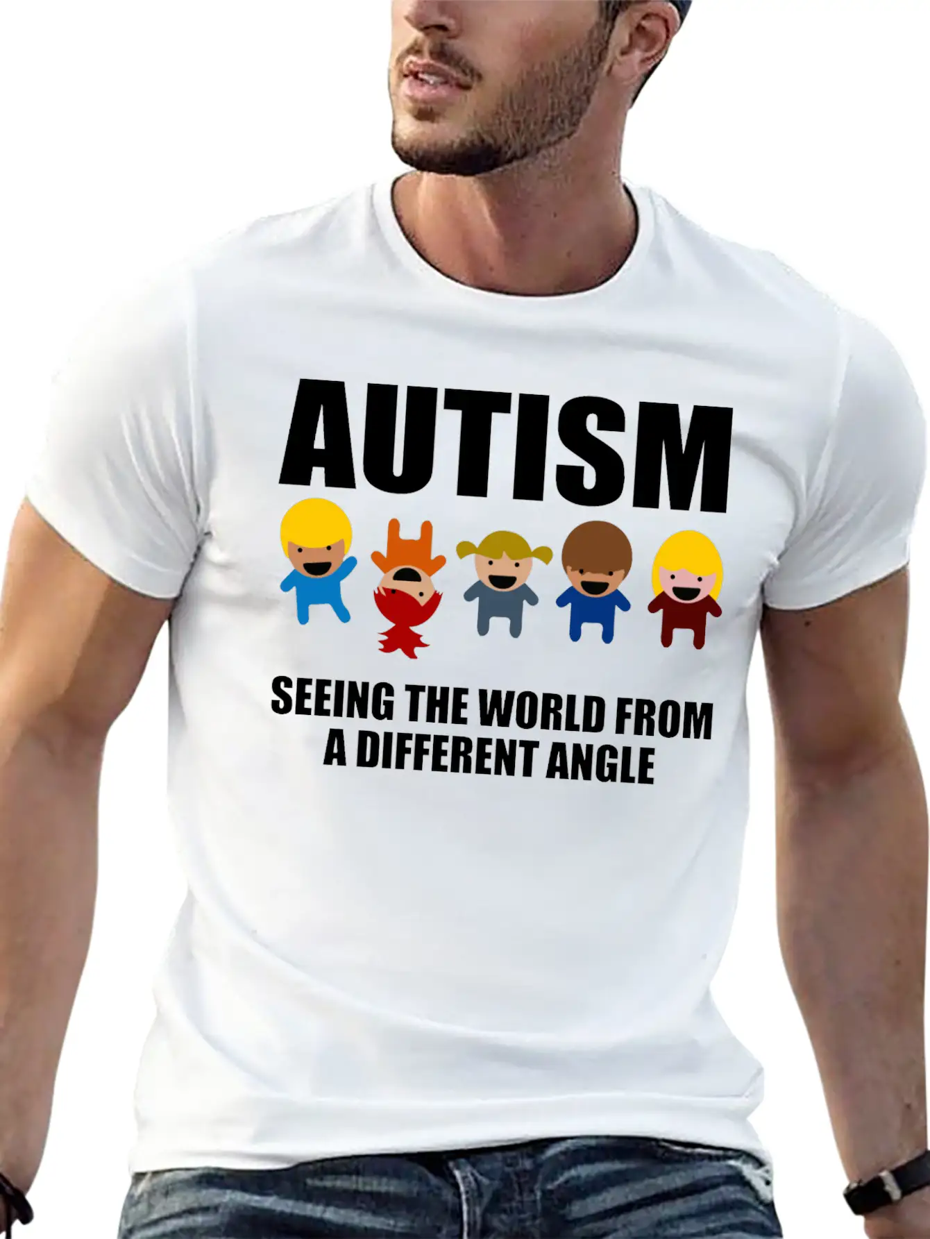 Cool Autism Awareness Gift T Shirt Classic Cotton Tee – Unisex Comfort For Any Season