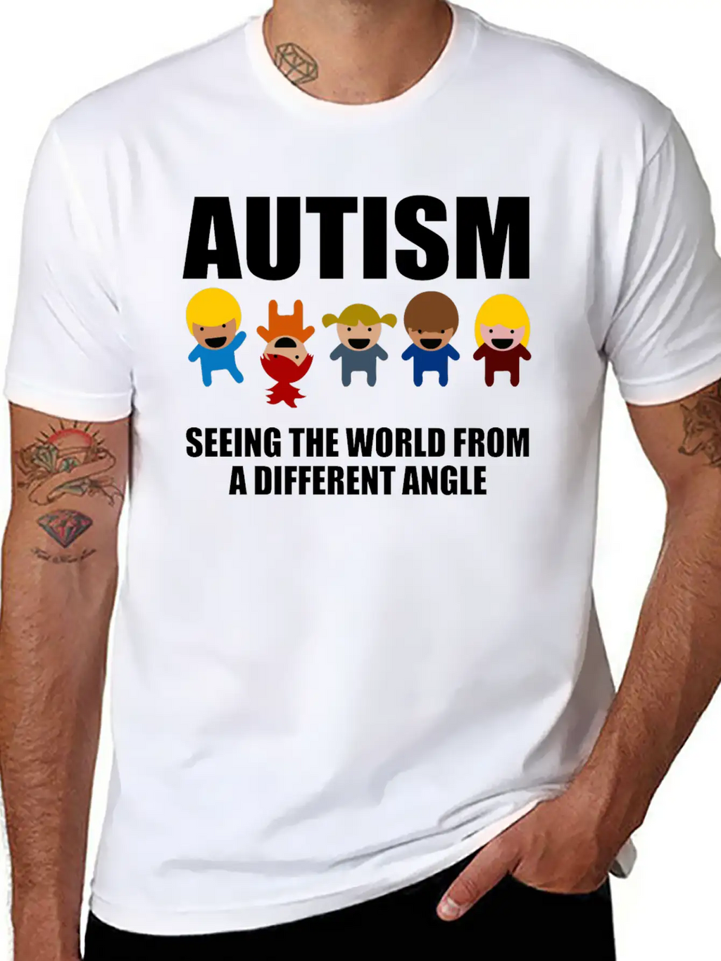 Cool Autism Awareness Gift T Shirt Classic Cotton Tee – Unisex Comfort For Any Season