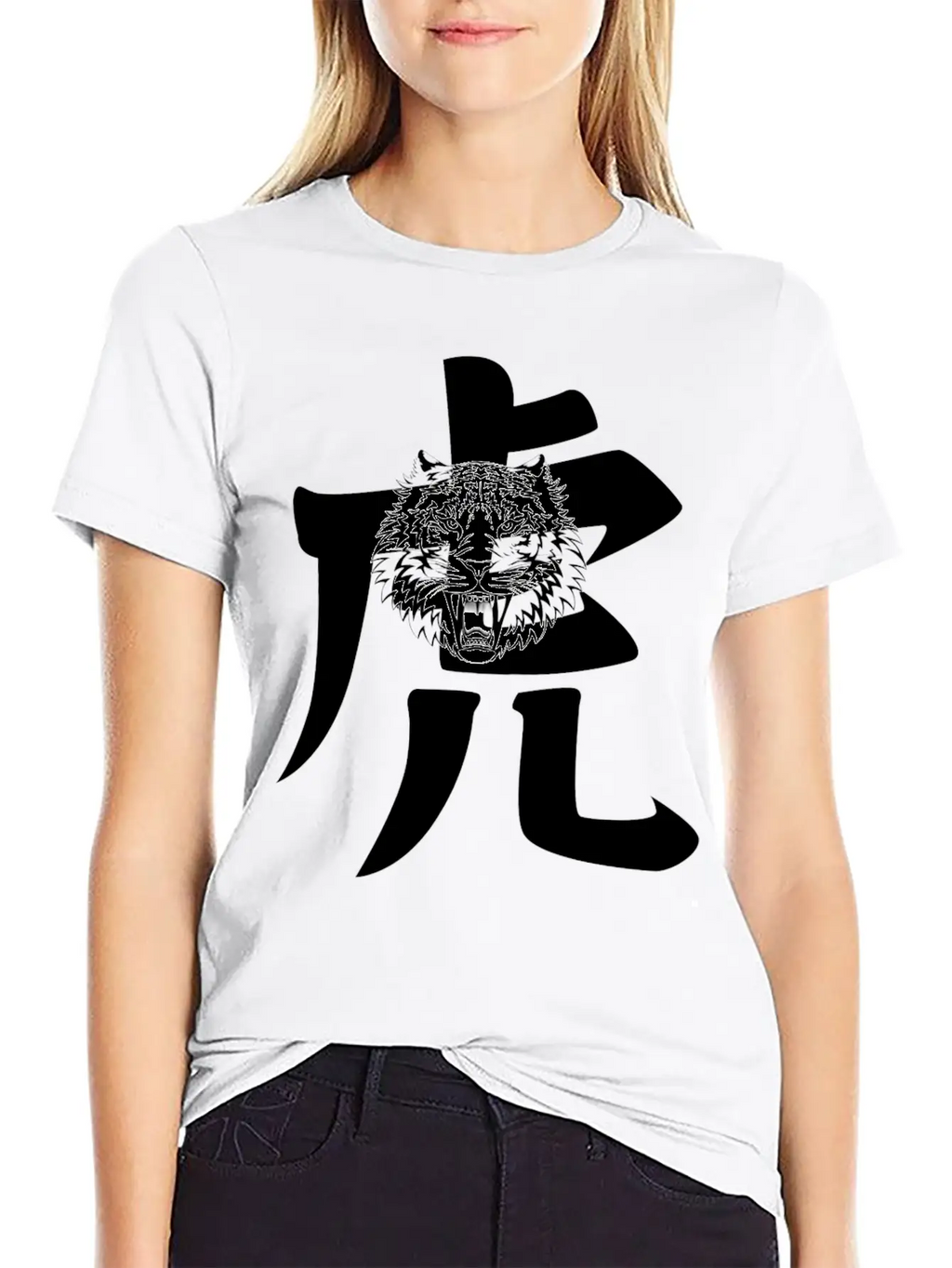 Cool Chinese Tiger With Writing Classic Cotton Tee – Unisex Comfort For Any Season
