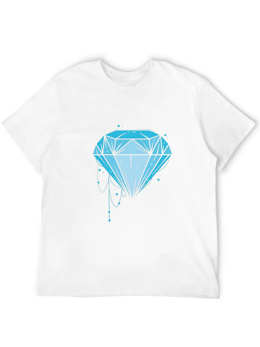 Cool Diamond Shape Jewellery Sparkle Classic Cotton Tee – Unisex Comfort For Any Season
