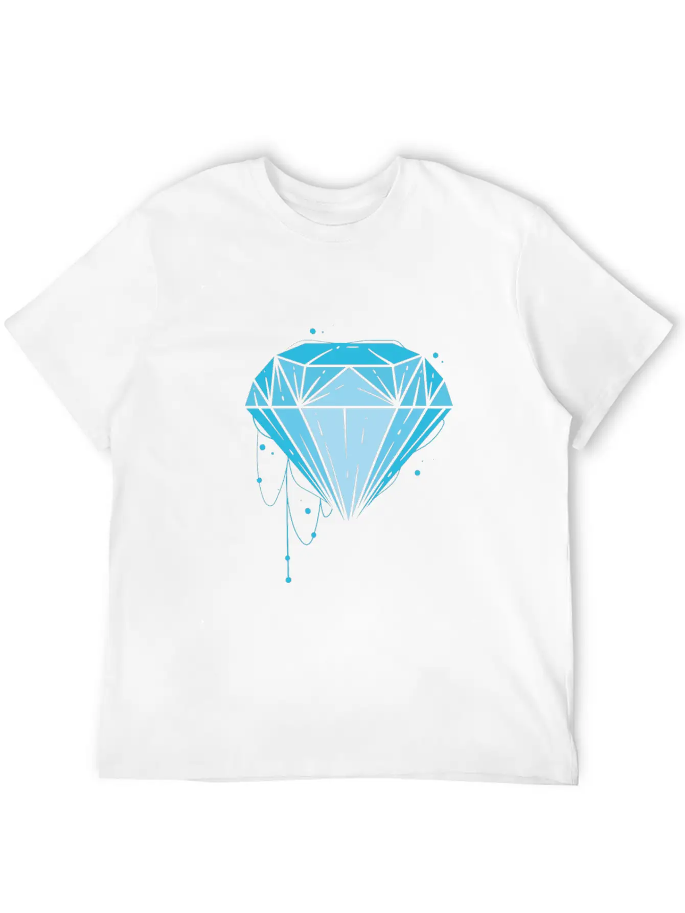 Cool Diamond Shape Jewellery Sparkle Classic Cotton Tee – Unisex Comfort For Any Season