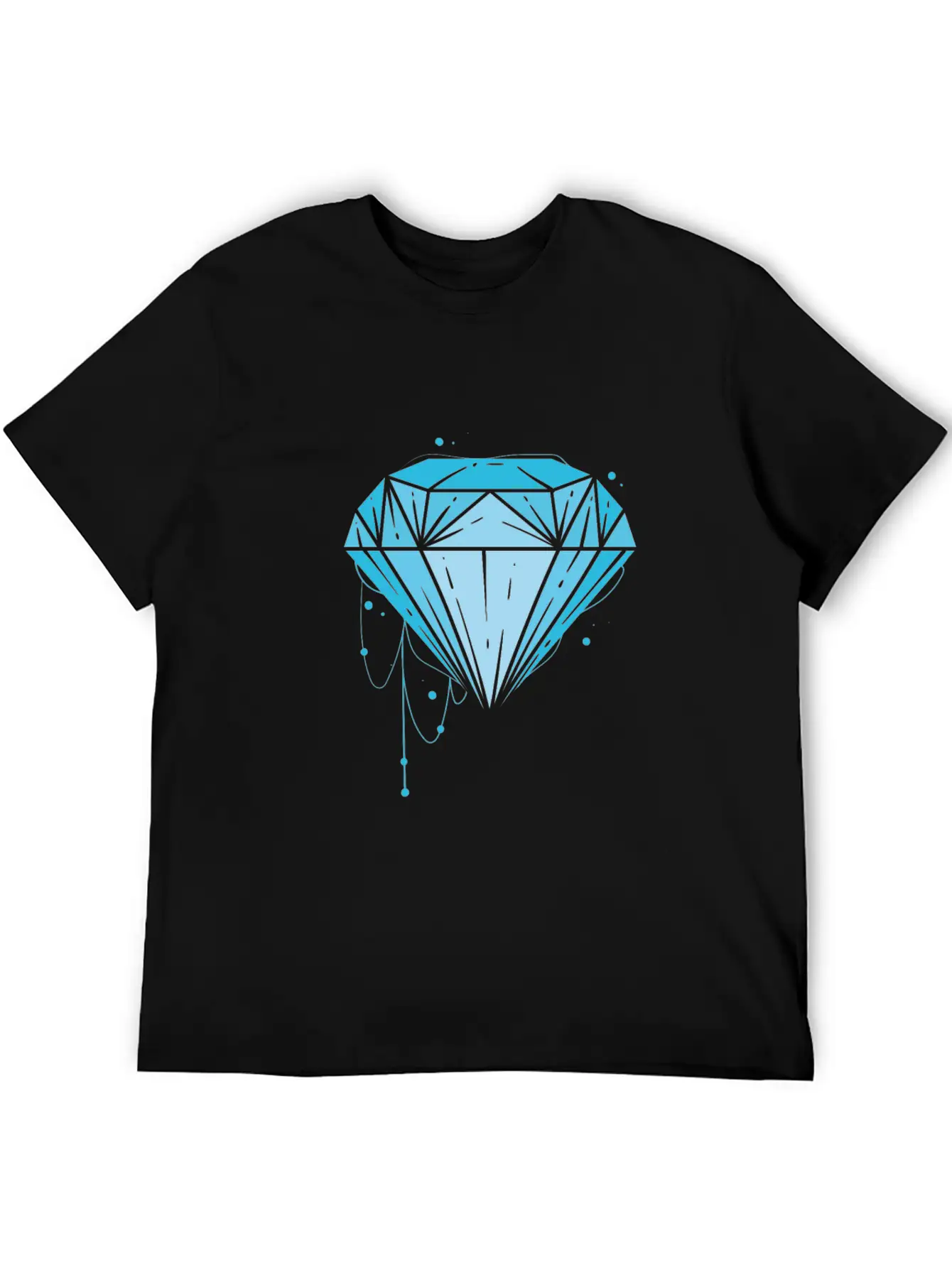 Cool Diamond Shape Jewellery Sparkle Classic Cotton Tee – Unisex Comfort For Any Season