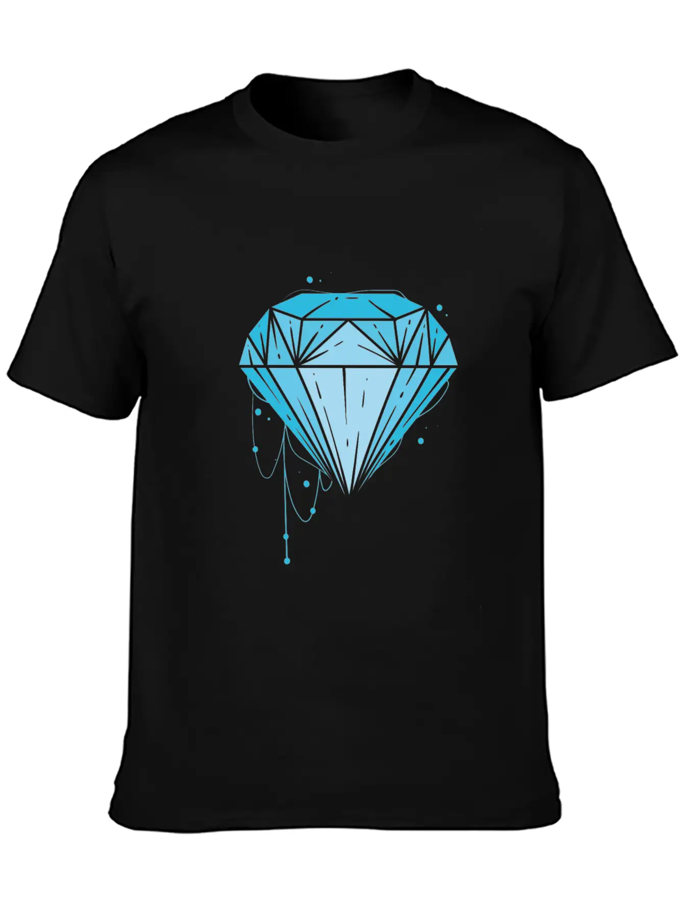 Cool Diamond Shape Jewellery Sparkle Classic Cotton Tee – Unisex Comfort For Any Season
