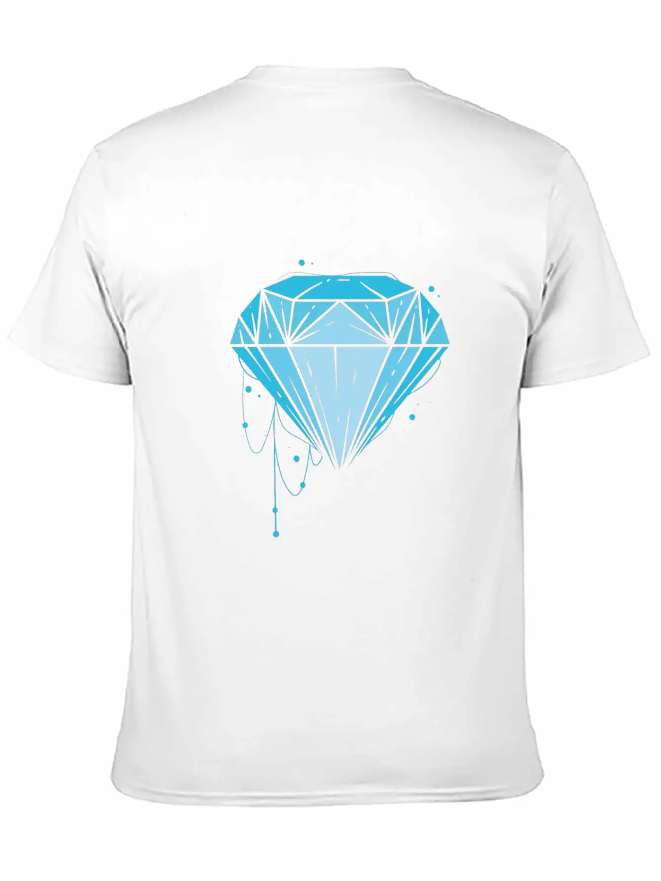 Cool Diamond Shape Jewellery Sparkle Classic Cotton Tee – Unisex Comfort For Any Season