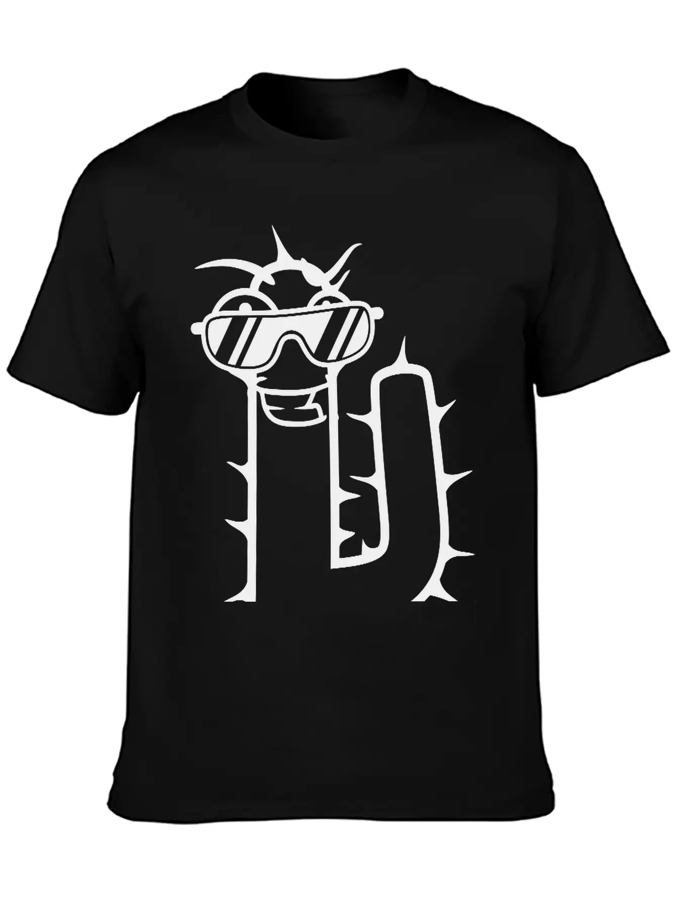 Cool DJ Desert Cactus Sunglasses Funny Music Party Classic Cotton Tee – Unisex Comfort For Any Season