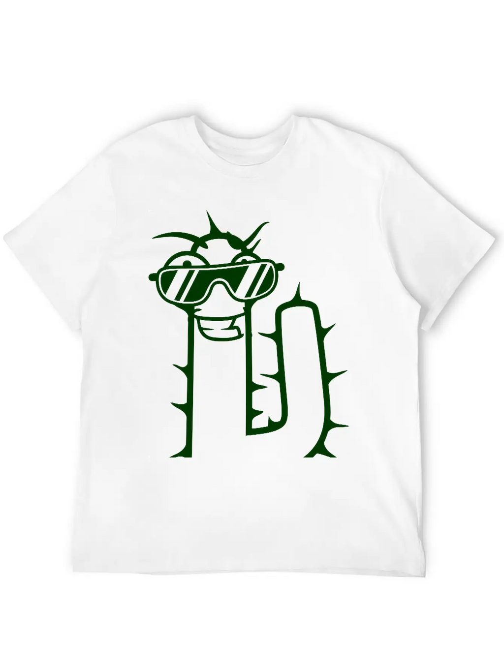 Cool DJ Desert Cactus Sunglasses Funny Music Party Classic Cotton Tee – Unisex Comfort For Any Season