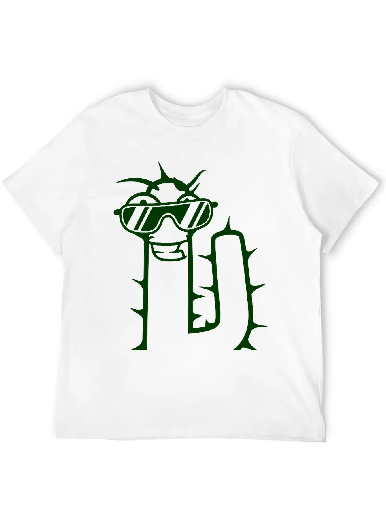 Cool DJ Desert Cactus Sunglasses Funny Music Party Classic Cotton Tee – Unisex Comfort For Any Season