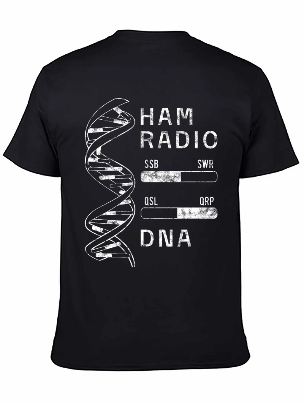 Cool Ham Radio My DNA Women Men Breathable Soft Cotton T-Shirt – Timeless Casual Look